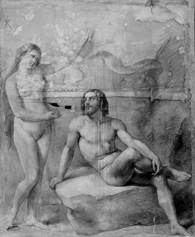 Adamo ed Eva nel paradiso terrestre - Pinacoteca Civica F. Podesti, Ancona